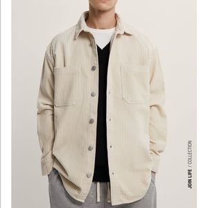 NWT Zara Men’s relaxed fit corduroy over shirt
